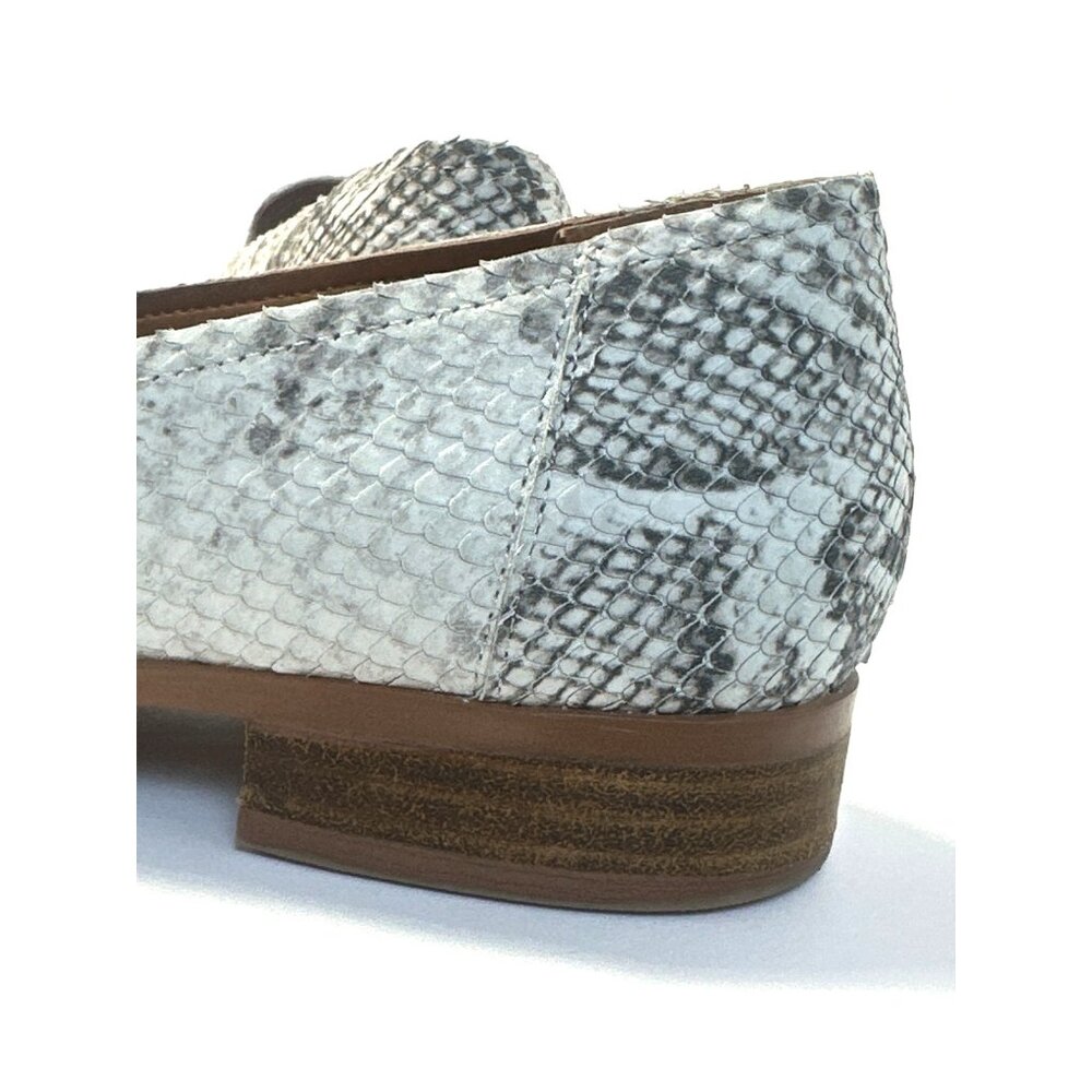 Franco Sarto Clarise2 Snake Print Leather Loafers Womens Shoes Size 8.5 slip-on - Picture 10 of 14